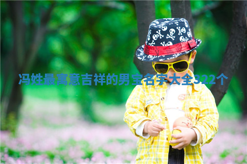 冯姓寓意吉祥的男宝名字