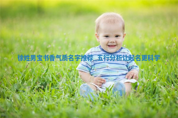 徐姓书香气质的男宝名字