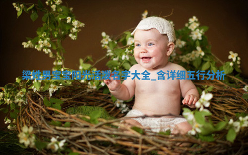 梁姓阳光活泼的男宝宝名字